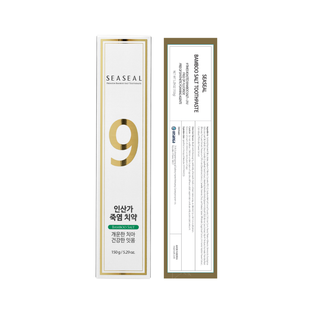 Seaseal—BAMBOO SALT TOOTHPASTE (Bundle of 4) - K-LAVA SALT